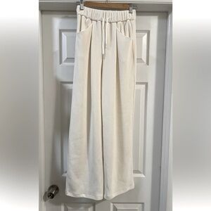 Commense ribbed corduroy wide pants